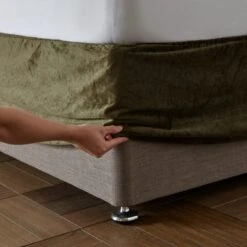 Catherine Lansfield Kingsley Matte Velvet Divan Base Bed Wrap 39 Catherine Lansfield Kingsley Matte Velvet Divan Base Bed Wrap -Dunelm Shop 30956819 alt02