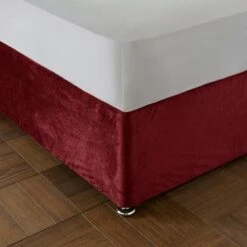 Catherine Lansfield Kingsley Matte Velvet Divan Base Bed Wrap 28 Catherine Lansfield Kingsley Matte Velvet Divan Base Bed Wrap -Dunelm Shop 30956831 alt01