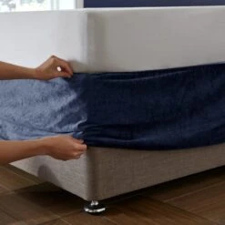 Catherine Lansfield Kingsley Matte Velvet Divan Base Bed Wrap 25 Catherine Lansfield Kingsley Matte Velvet Divan Base Bed Wrap -Dunelm Shop 30956842 alt03