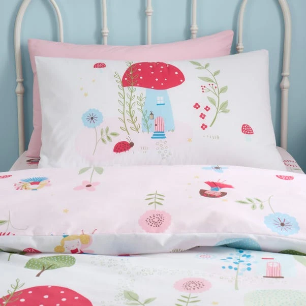 Toadstool Fairies Reversible Polycotton Duvet Cover & Pillowcase Set 16 Toadstool Fairies Reversible Polycotton Duvet Cover & Pillowcase Set - Image 14