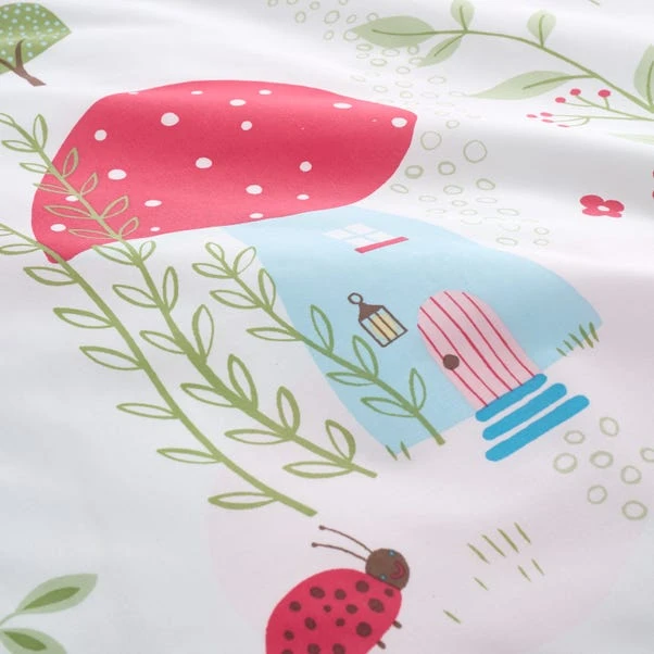 Toadstool Fairies Reversible Polycotton Duvet Cover & Pillowcase Set 19 Toadstool Fairies Reversible Polycotton Duvet Cover & Pillowcase Set - Image 17