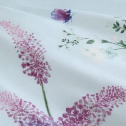 Butterfly Fields 180 Thread Count Cotton Sateen Duvet Cover & Pillowcase Set -Dunelm Shop 30957833 alt04