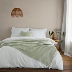 Jenson Herringbone Throw 235cm X 235cm -Dunelm Shop 30959629 alt04