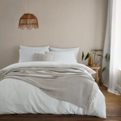 Jenson Herringbone Throw 235cm X 235cm -Dunelm Shop 30960176 alt04