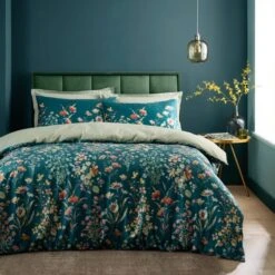 Watercoloured Floral Duvet Cover & Pillowcase Set 30 Watercoloured Floral Duvet Cover & Pillowcase Set -Dunelm Shop 30961013