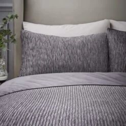 Catherine Lansfield Allure Sparkle Duvet Cover And Pillowcase Set 33 Catherine Lansfield Allure Sparkle Duvet Cover And Pillowcase Set -Dunelm Shop 30962924 alt01