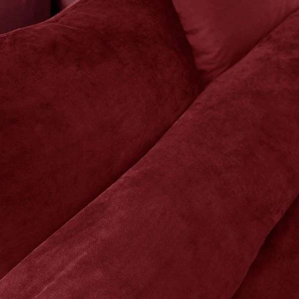 Catherine Lansfield Kingsley Soft Matt Velvet Duvet Cover And Pillowcase Set 15 Catherine Lansfield Kingsley Soft Matt Velvet Duvet Cover And Pillowcase Set - Image 13