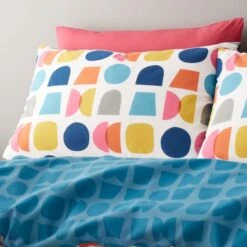 Catherine Lansfield Connect Geo Duvet Cover And Pillowcase Set -Dunelm Shop 30962982 alt01
