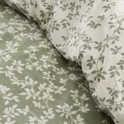 Bianca Shadow Leaves 200 Thread Count Cotton Duvet Cover And Pillowcase Set -Dunelm Shop 30963015 alt04