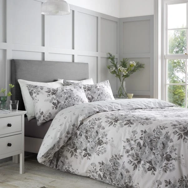 Catherine Lansfield Elinda Floral Duvet Cover And Pillowcase Set 10 Catherine Lansfield Elinda Floral Duvet Cover And Pillowcase Set - Image 8
