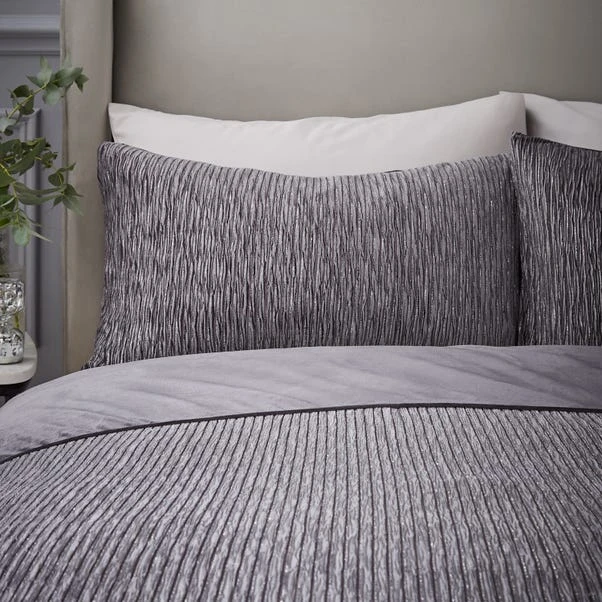 Catherine Lansfield Allure Sparkle Duvet Cover And Pillowcase Set 10 Catherine Lansfield Allure Sparkle Duvet Cover And Pillowcase Set - Image 8