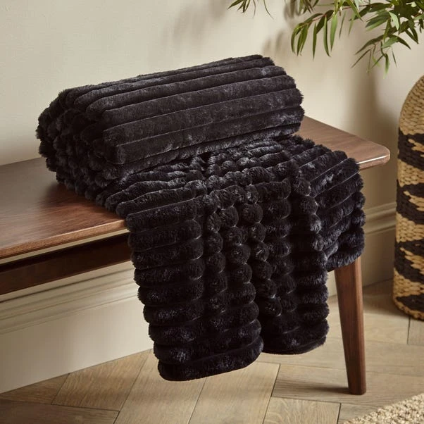 Cosy Ribbed Throw 130cm X 170cm 21 Cosy Ribbed Throw 130cm X 170cm - Image 19