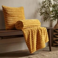 Cosy Ribbed Throw 130cm X 170cm 38 Cosy Ribbed Throw 130cm X 170cm -Dunelm Shop 30966082 alt07