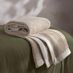 Canopy Cotton Throw 240cm X 260cm -Dunelm Shop 30974324