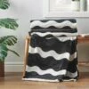 Sassy B Waves Monochrome Throw 200cm X 240cm -Dunelm Shop 30976389