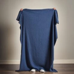 Pineapple Elephant Jaipur Waffle Throw 150cm X 200cm -Dunelm Shop 30976431 alt01