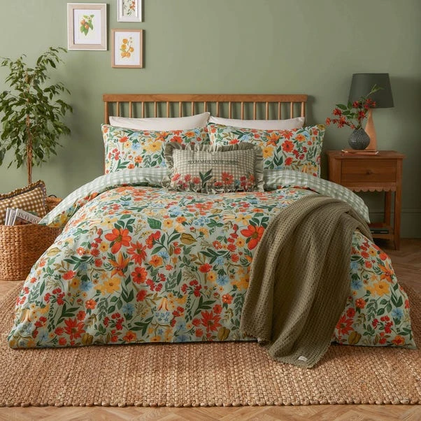 Meadow Haze Polycotton Duvet Cover & Pillowcase Set 9 Meadow Haze Polycotton Duvet Cover & Pillowcase Set - Image 7
