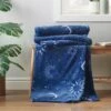 Sassy B Astrology Navy Fleece Throw 200cm X 240cm -Dunelm Shop 30976443