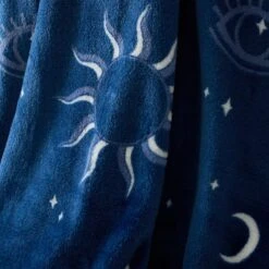Sassy B Astrology Navy Fleece Throw 200cm X 240cm 10 Sassy B Astrology Navy Fleece Throw 200cm X 240cm -Dunelm Shop 30976443 alt03