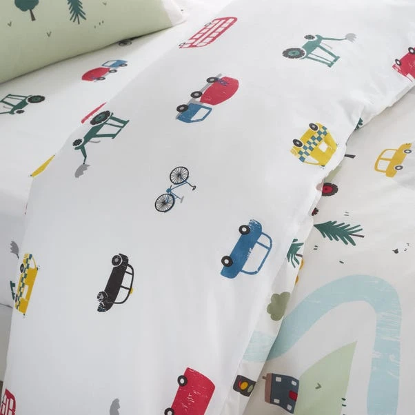 Bianca Transport Cotton Duvet Cover & Pillowcase Set 6 Bianca Transport Cotton Duvet Cover & Pillowcase Set - Image 4