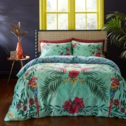 Matthew Williamson Paradise Parrot Duvet Cover & Pillowcase Set -Dunelm Shop 30982968