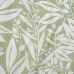 Catherine Lansfield Sorrel Leaves Reversible Duvet Cover & Pillowcase Set -Dunelm Shop 30983048 alt04