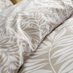 Catherine Lansfield Sorrel Leaves Reversible Duvet Cover & Pillowcase Set -Dunelm Shop 30983051 alt05