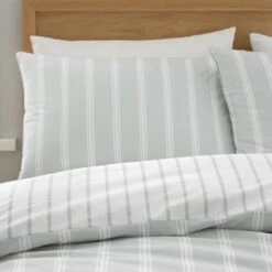 Bianca Ashford Stripe Reversible Duvet Cover & Pillowcase Set 37 Bianca Ashford Stripe Reversible Duvet Cover & Pillowcase Set -Dunelm Shop 30983082 alt01