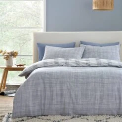 Bianca Marlow Check Reversible Duvet Cover & Pillowcase Set -Dunelm Shop 30983254 alt03