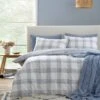 Bianca Marlow Check Reversible Duvet Cover & Pillowcase Set