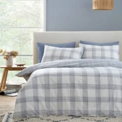 Bianca Marlow Check Reversible Duvet Cover & Pillowcase Set -Dunelm Shop 30983306 alt05