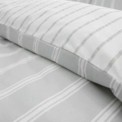 Bianca Ashford Stripe Reversible Duvet Cover & Pillowcase Set 26 Bianca Ashford Stripe Reversible Duvet Cover & Pillowcase Set -Dunelm Shop 30983311 alt04